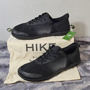 NWT Hike Footwear HF Stride Black Barefoot Sneaker Unisex Mens Size 11 EU 44